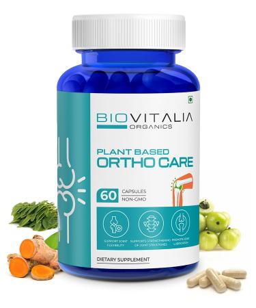 BIOVITALIA Ortho Care - Joint Support Supplement Capsules Help Support Joint Cartilage & Restore Ligament Tendons with Bosweillia Seratta & 13 Herbs for Joint Mobility - 60 Vegan Capsules