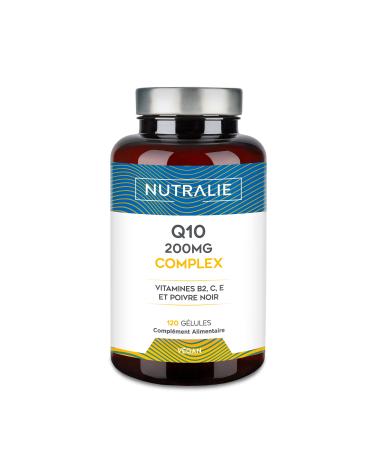 Coenzyme Q10 Complex 250mg - 120 G lules Coq10 - Antioxydant avec Vitamine C E et B2 Poivre Noir - Syst me Immunitaire - Ubiquinone Coenzyme Q10-120 G lules Nutralie