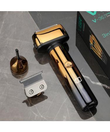 Men's 3-in-1 Foil Electric Shaver - Rechargeable Grooming Kit for Beard Hair & Eyebrow Trimming - International Shipping Available - Buy Online on GoSupps.com