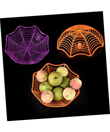 MAGICLULU 3pcs Home Decor Spider Decoration Fruit Basket Bowl Fruits Basket Candy Basket Halloween Decorations - Buy Online on GoSupps.com