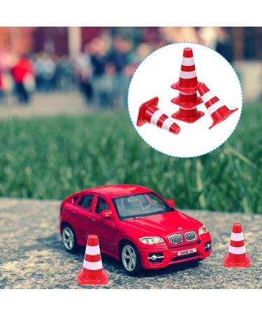 Toyandona 50 Mini Traffic Cone Set - Kids Warning Cones & Fairy Garden Accessories - Perfect Gift for Dollhouse & Mini Landscape Decoration - Buy Online on GoSupps.com