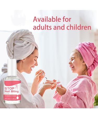 Stop Biting Your Nails with Fast-Acting Anti Nail Biting Nail Polish - Clear Varnish with Treatment Benefits for Adults & Children - Prevent Nail Biting with Easy Application - Buy Online on GoSupps.com