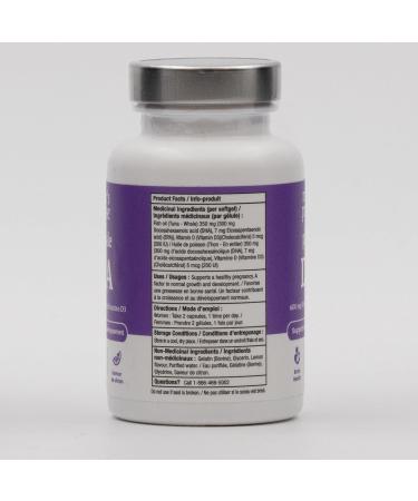 Prenatal DHA for Women 600mg + 400 IU Vitamin D3 | 120 Softgels | Supports Brain Health | Triglyceride Omega 3 Fish Oil DHA Prenatal Vitamins for Pregnancy & Nursing | 300mg per Capsule - Buy Online on GoSupps.com