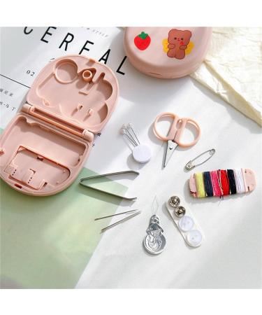 FKOG Mini Travel Sewing Kit - 2Pcs Portable Family Repair Supplies & Accessories | DIY Organizer (Strawberry Style) - Buy Online on GoSupps.com