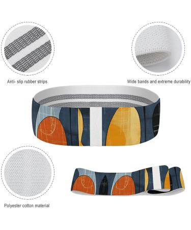 Buy High-Quality Resistance Bands - Orange & Brown Fabric Exercise Bands for Leg Workouts | International Shipping Available - Buy Online on GoSupps.com