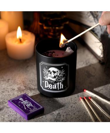 Tuitessine Tarot Candle with Crystals | Death Scented Candle for Meditation Astrology & Witchcraft | Perfect Gift for Women | Stress Relief | Christmas & Halloween - Buy Online on GoSupps.com