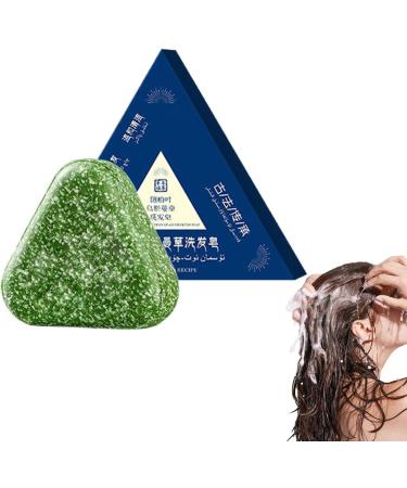 Solid Shampoo | 120g Triangle Solid Nourishing Shampoo For Hair | Strengthening And Oily Control Product | For Daily Routine Home Bathroom Travel Week End Gym Hotel - Buy Online on GoSupps.com