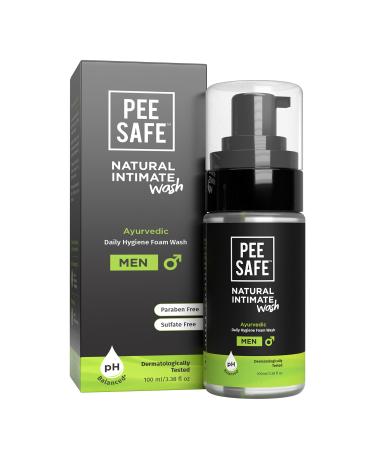 PEESAFE Natural Intimate Wash for Men | with Tea Tree Essential Oil | Ayurvedic | Mens Intimate Wash | Ball Wash for Men | Men Genital Wash | Intimate Wash Men | Mens Ball wash | Men's Intimate wash