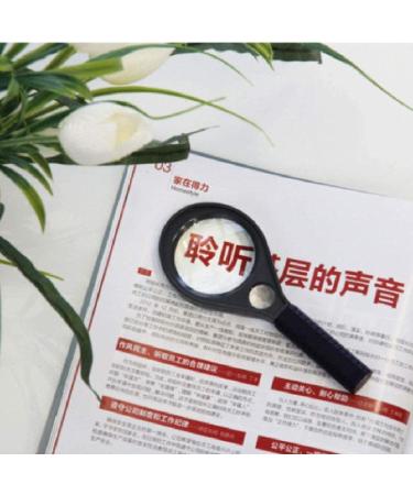 Old Man with Magnifying Glass Able Elderly Old Man Magnifying Glass Hand Small Mirror Magnifying Glass for Reading Crafts Repair Magnifier 198Mm Lofty Ambition - Buy Online on GoSupps.com