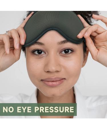Rilextec 3D Contoured Sleep Mask for Women and Men - Adjustable Strap Blindfold for Sleeping and Travel - Buy Online on GoSupps.com