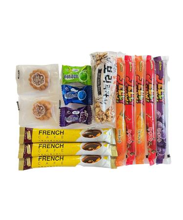 Korean Snack Box Variety Pack - 46 Count Care Package Sampler for Kids & Adults - Buy Online on GoSupps.com