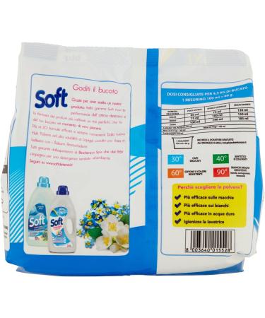 Classic Soft Detergent Washing Machine Freshness 18 + 2 Scoops 1320 g - Buy Online on GoSupps.com