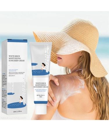 Korean Sunscreen Birch Juice Moisturizing Sun Cream Korean Sunscreen SPF50 Face Moisturizing Sunscreen Moist Essence Type Strong UV Protection Korean Facial Sunscreen for All Skin Types - Buy Online on GoSupps.com