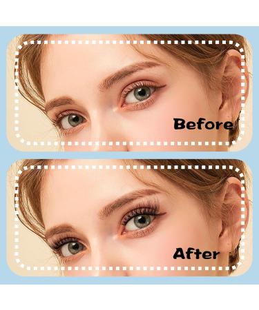 KevKev Flat Style Cluster Lashes 144 Pcs - C-8-16mix Caramel Individual Wispy Eyelash Extensions - Buy Online on GoSupps.com