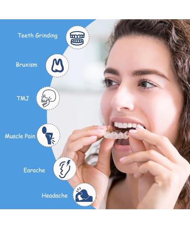 Bisienya 4PCS Mouth Guard for Teeth Grinding and Clenching Anti Grinding Mouth Guard for Sleeping at Night Reusable Mouth Guards Grinding Teeth to Prevent Bruxism for Adults & Kids(with Storage Box) - Buy Online on GoSupps.com