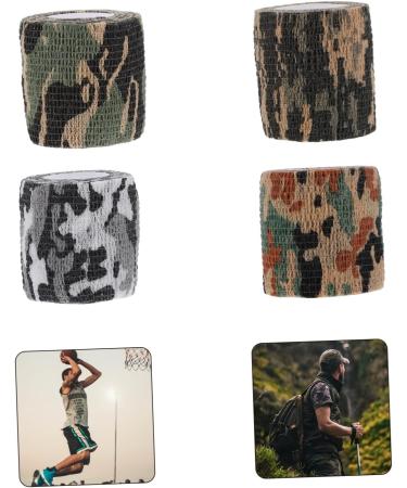 BESPORTBLE 8 Rolls Waterproof Camouflage Medical Tape - Flexible Non-Woven Adhesive Wraps for Sports & Outdoor Use - Buy Online on GoSupps.com