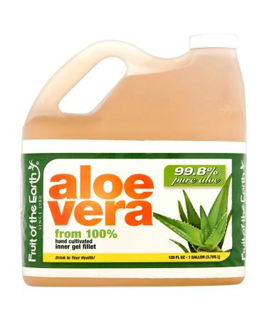 Fruit Of The Earth Aloe Vera Juice With 99.8% Aloe, 128 Fl. Oz. Jug