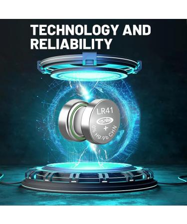 100 Pack LR41 AG3 392 384 192 SR41 L736 Coin Cell Batteries - Premium Alkaline for Hearing Aids Thermometers & More - 1.55V - Buy Online on GoSupps.com