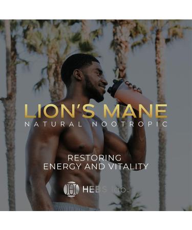 Organic Lions Mane Mushroom Extract - Brain Supplement for Memory & Immune Defense - 4 Fl Oz - Made in USA - Buy Online on GoSupps.com