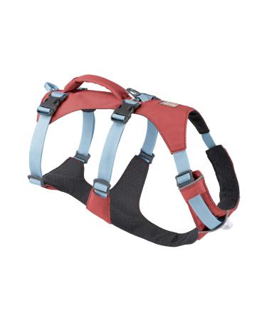 Luffwear flagline dog harness with handle light adjustable walking dishes 3 linen attachment points reinforced belt strap and strong V-ring made of metal salmon pink (x small 43-56cm) X-Small Salmon Pink - Buy Online on GoSupps.com