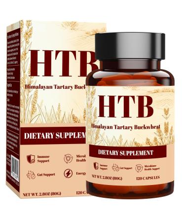 Immune Support Supplement - Himalayan Tartary Buckwheat Capsules Advanced Cellular Health Complex for Digestive Support 120 Vegan Capsules