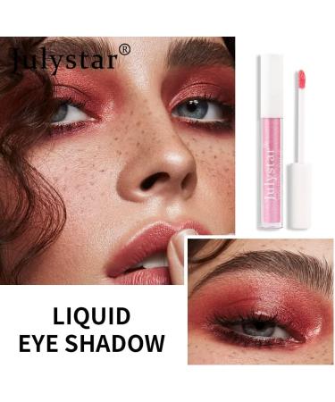 Julystar Polarized liquid eye shadow cosmetics shimmering monochromatic eye shadow cosmetics (04#) - Buy Online on GoSupps.com