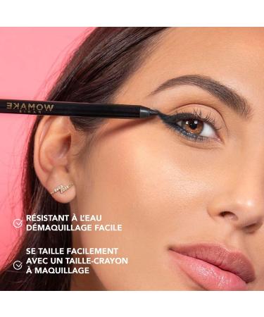 Womake - Long-Lasting Eye Pencil - Waterproof - Easy Application - No Transfer - Made in France - Shade: Intense Black - Buy Online on GoSupps.com