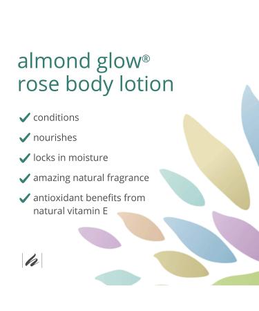 Home Health Almond Glow Rose Body Lotion - 8 oz Moisturizer & Massage Oil, Non-GMO & Paraben-Free, Enriched with Vitamin E & Natural Oils - Buy Online on GoSupps.com