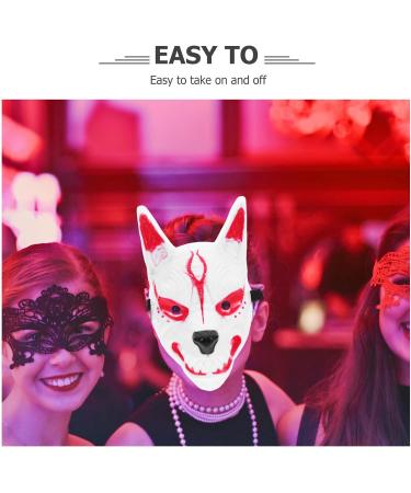 Shop ABOOFAN Wolf Mask - Scary Half Face Werewolf Costume | Perfect for Masquerade & Cosplay - International Shipping Available - Buy Online on GoSupps.com