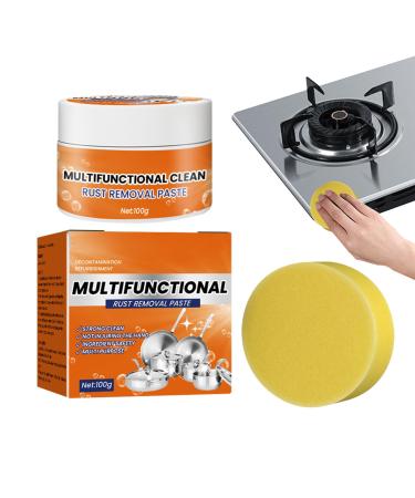 Stainless Steel Paste Cleaner - Cleaning Paste Multipurpose Stainless Steel Cleaner Household Kitchen Simple Safe And Effective Cookware Rust Removal Cleaner For Sinks Pots Faucets