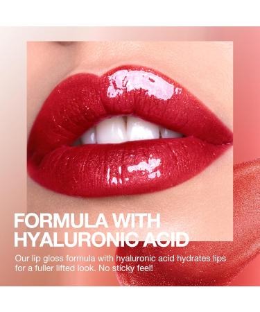 Shimmer Lip Gloss - Hydrating Long-Lasting Liquid Lip Gloss | Cruelty-Free | Varied Colors & Moisturizing Formula (#05 - Buy Online on GoSupps.com