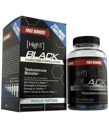 High T Black - Best All Natural Testosterone Booster - Energy Booster - Bonus Size 152 ct
