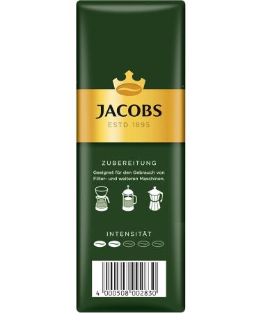 Jacobs - Kronung Mild Ground Coffee - 12x 500g - Buy Online on GoSupps.com