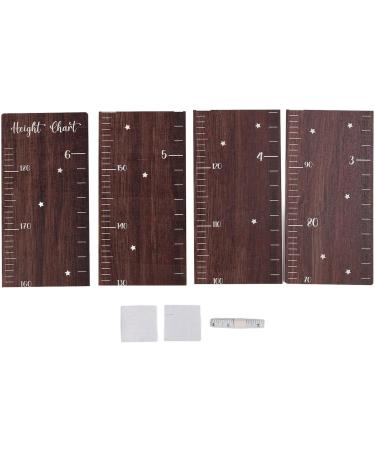 Wooden Ruler Growth Chart for Kids Toddlers with Accurate Markings Durable Walnut Wood Easy Installation Unique Decoration Versatile Application - Buy Online on GoSupps.com