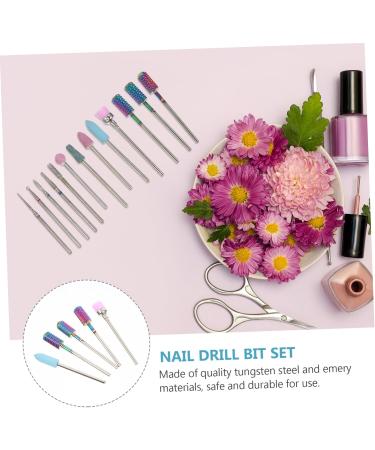 1 Nail Drill Set Pedicure Drill Bits Manicure Pedicure File Bit Ceramic Drill Bit Drawstring Cosmetic Bag Tungsten Steel Nail Drill Bit Nail Bit Rotary Corundum Ceramics Nail File - Buy Online on GoSupps.com
