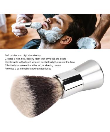 Premium Shaving Brush for Men - Soft Nylon Foam Brush with Metal Handle for Home & Travel - Buy Online on GoSupps.com