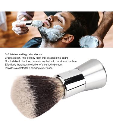 Premium Shaving Brush for Men | Multipurpose Nylon Beard Foam Brush with Metal Handle Ideal for Travel & Home Use - Buy Online on GoSupps.com
