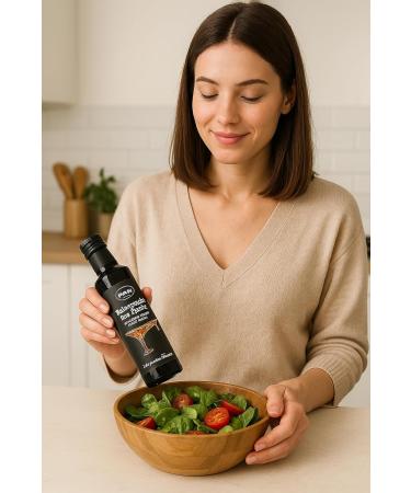  PAN Premium balsamic vinegar with honey - Mild and aromatic - Greek balsamic - 2 x 250 ml - Fine food - Buy Online on GoSupps.com