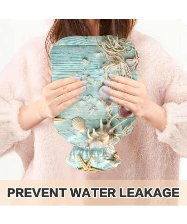 Sea Stars Mussels Wood Heat Bottle - 1L Pain Relief & Hot Pack for Menstrual Cramps | International Shipping - Buy Online on GoSupps.com