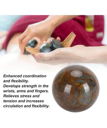 Nuwa Stone Baoding Balls 51mm - Stress Relief & Hand Exercise for Strength & Flexibility | Portable Chinese Health Balls - Buy Online on GoSupps.com
