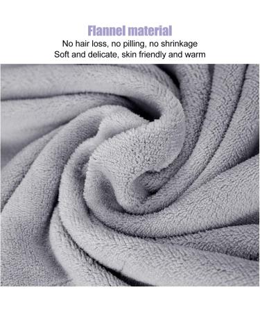 Kuuleeyn USB Heated Electric Shoulder Blanket & Warm Scarf - Lightweight Coral Fleece for Winter - Light Gray - Buy Online on GoSupps.com