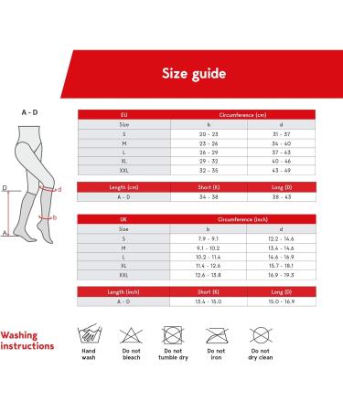 Buy Lauma Medical Closed Toe Compression Knee Stockings 23-32 mmHg for Varicose Veins & Leg Swelling Class 2 XL Beige Long - Buy Online on GoSupps.com