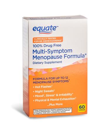Equate Multi-Symptom Menopause Formula Supplement 60 Capsules