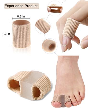 Golbylicc Bunion Toe Separators for Overlapping Toes Gel Toe Spacers Bunion Corrector (4PC) - Buy Online on GoSupps.com
