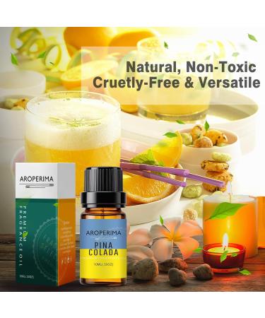 AROPERIMA Pina Colada Fragrance Oil, Premium Grade Scented Oil for Aroma Diffusers, Perfume, Candle and Soap Making - 10ml - Buy Online on GoSupps.com