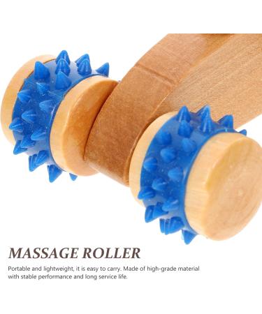 Buy Healvian Wooden Car-Shaped Massage Roller - Neck & Shoulder Trigger Point Massager | Manual Body Massage Tool for Pain Relief - Buy Online on GoSupps.com