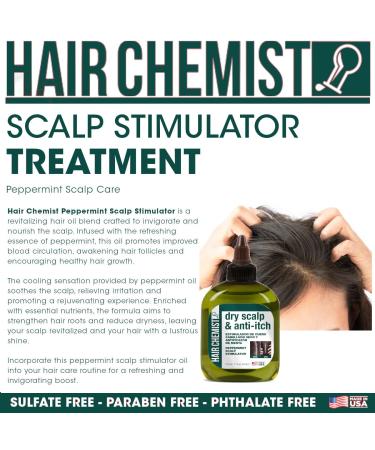 Buy Hair Chemist Peppermint Scalp Stimulator 7.1 oz for Dry Scalp & Itch Relief | Soothing Scalp Solution International Shipping - Buy Online on GoSupps.com