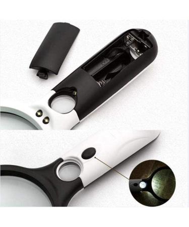Professional Handheld 3X 45x Magnifier with Light 3led for Seniors Reading Map Kids s Loupe Watch Repair Craft Collection Full of Stars - Buy Online on GoSupps.com