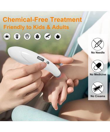 Electronic Bug Bite Itch Relief Pen for Kids & Adults - Chemical-Free Insect Sting Swelling Healer & Skin Itchless Reliever - Buy Online on GoSupps.com