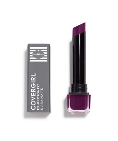 COVERGIRL Exhibitionist Ultra-Matte Lipstick  Transfer-Proof.11 Fl Oz  1 Count  Lipstick  Matte Lipstick  Long Lasting Lipstick  No Cracking or Flaking  Increases Lip Moisture Jam Packed Pack of 1 - Buy Online on GoSupps.com